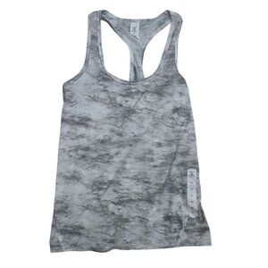 Xersion Womens Gray Marble Racerback Tank Top M